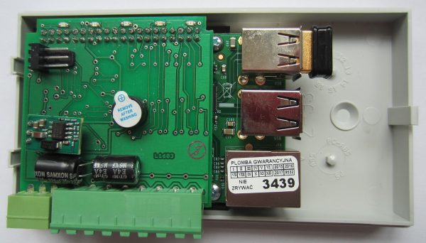 Widok wnętrza licznika osób lOVC.