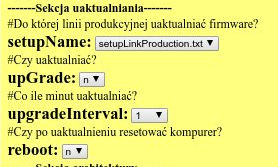 Ustawienia aktualizacji licznika osób lOVC