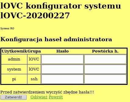 Zmiana haseł licznika osób.