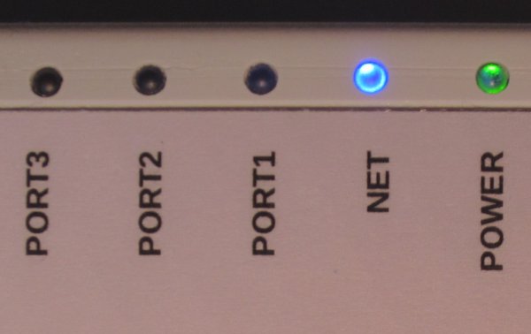 Lampki kontrolne licznika
              klientów